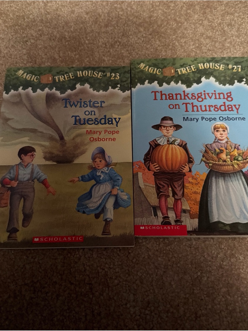 Lot of 2 Magic Tree House Paperback Books 23 & 27